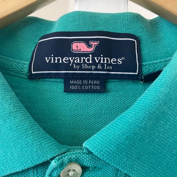 Vineyard Vines men’s Polo Shirt. Size Large. Green - Picture 2 of 4